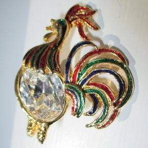 Vintage Rooster Pin